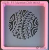 PB Polynesian Circle Cookie stencil